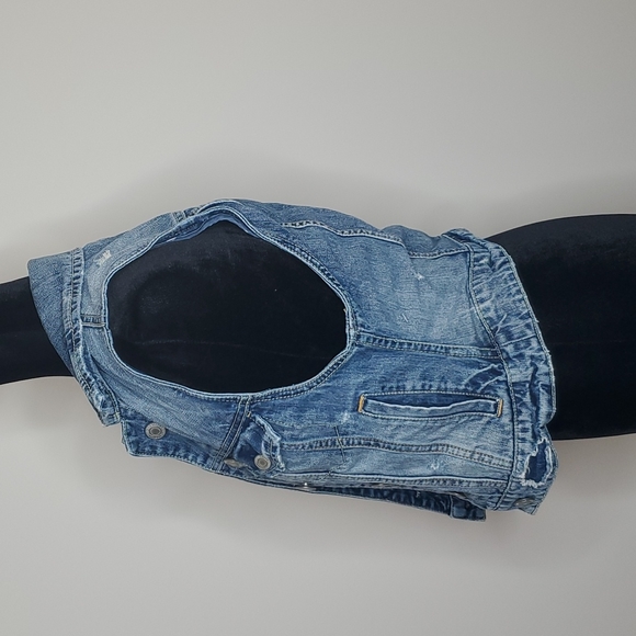American eagle jean vest size small - Picture 5 of 14